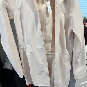 Lululemon Athletica Light Pink Trench Coat